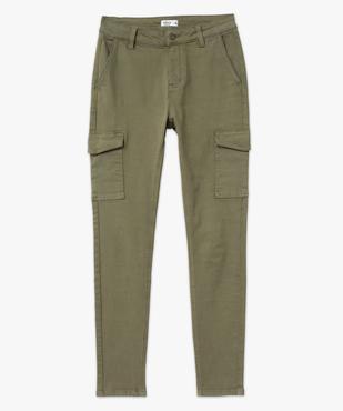 Pantalon cargo coupe slim femme vue4 - GEMO 4G FEMME - GEMO