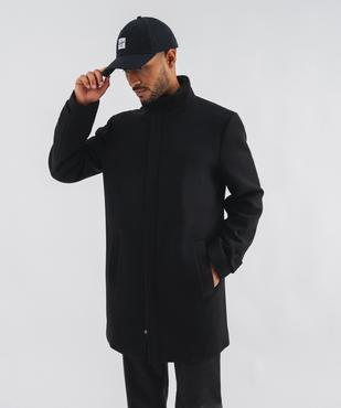 Manteau droit à double col amovible homme vue6 - GEMO (HOMME) - GEMO