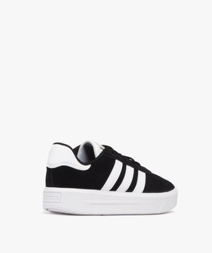 Baskets femme dessus en cuir et à semelle plateforme - Adidas vue4 - ADIDAS - GEMO
