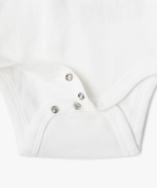 Bodies bébé à manches longues imprimé fantaisie (lot de 3) vue2 - GEMO 4G BEBE - GEMO