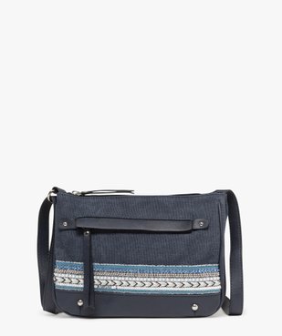 Sac besace compact avec perles et strass femme vue1 - GEMO (ACCESS) - GEMO