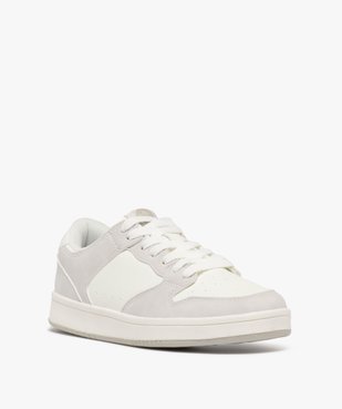 Baskets basses bicolores et grainées femme - Camps United vue2 - CAMPS GEMO FOR GOOD - GEMO