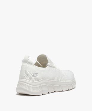 Baskets femme unies en maille – Skechers Bobsflex vue4 - SKECHERS - GEMO