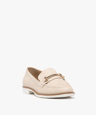 Mocassins irisés à bout amande et semelle sport femme vue3 - VALENTINA BALDA - GEMO