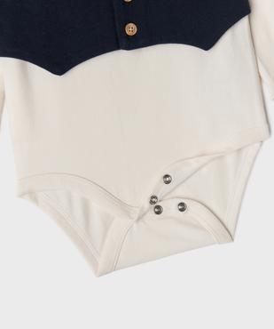 Ensemble 2 pièces habillé bébé vue3 - GEMO(BB COUCHE) - GEMO