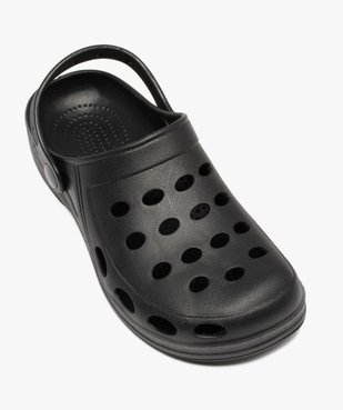 Sabots souples femme unis à perforations vue5 - GEMO (PLAGE) - GEMO