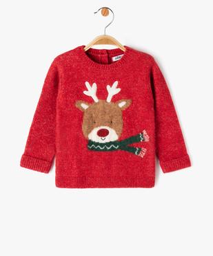 Pull de Noël en maille douillette bébé garçon vue2 - GEMO(BEBE DEBT) - GEMO