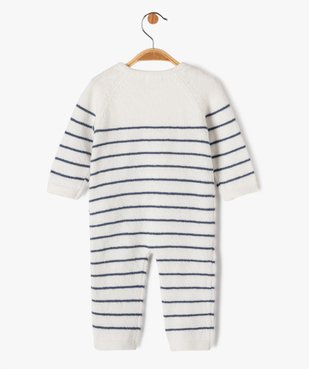 Pyjama en maille tricotée rayée bébé - LuluCastagnette vue4 - LULUCASTAGNETTE - GEMO