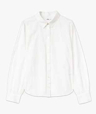 Chemise manches longues en broderie anglaise femme vue4 - GEMO(FEMME PAP) - GEMO
