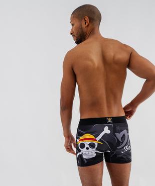 Boxer en microfibre avec motif tête de mort homme - Freegun X One Piece vue3 - ONE PIECE - GEMO