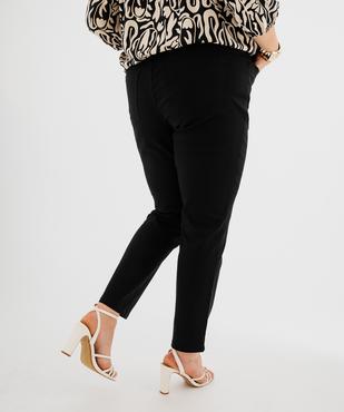Pantalon regular en viscose stretch femme grande taille vue7 - GEMO (G TAILLE) - GEMO
