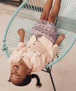 Chemise fille manches longues en coton épais vue6 - GEMO (ENFANT) - GEMO