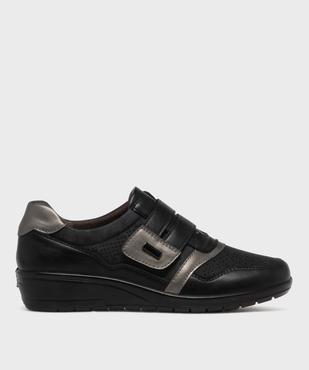 Derbies confort look sport à bride scratch femme vue8 - G'FLEX - GEMO