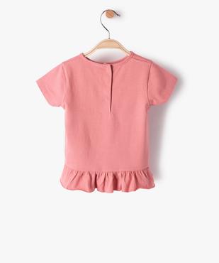 Tee-shirt bébé fille avec motif Minnie – Disney vue3 - DISNEY DTR - GEMO