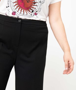 Pantalon de costume femme grande taille coupe large vue2 - GEMO (G TAILLE) - GEMO