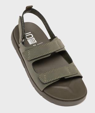 Sandales à scratch monochromes garçon - 5 Miles vue5 - 5 MILES - GEMO