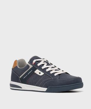 Baskets en toile denim homme - Urban Steps vue2 - URBAN STEPS - GEMO