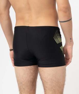 Maillot de bain homme forme boxer avec motifs colorés vue3 - GEMO (PLAGE) - GEMO