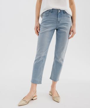Pantacourt en jean stretch coupe slim femme vue1 - GEMO(FEMME PAP) - GEMO