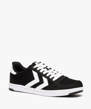 Baskets homme rétro en toile et suédine – Hummel Stadil vue2 - HUMMEL - GEMO