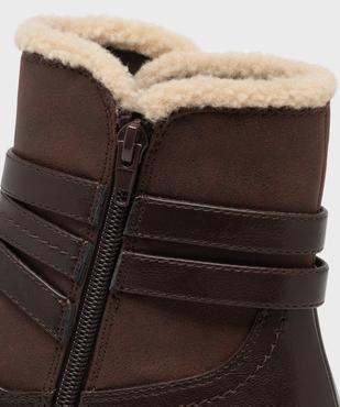 Boots bi-matières avec tige fantaisie femme - LuluCastagnette vue2 - LULUCASTAGNETTE - GEMO