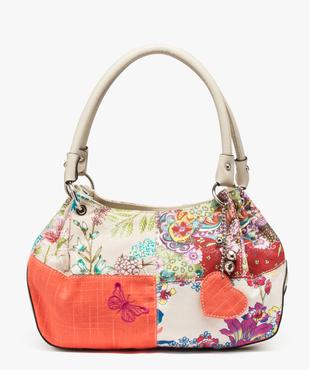 Sac à main femme motif patchwork vue1 - GEMO (ACCESS) - GEMO