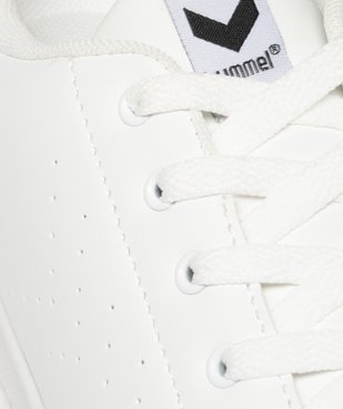 Baskets homme unies style rétro à lacets - Hummel Busan vue7 - HUMMEL - GEMO