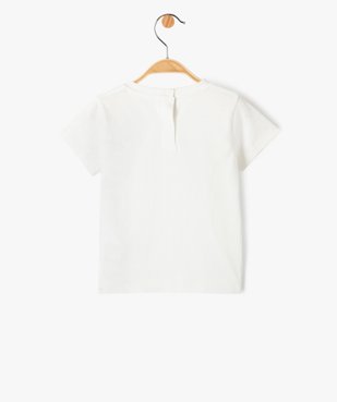 Tee-shirt bébé fille avec message spécial famille vue3 - GEMO(BEBE DEBT) - GEMO