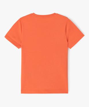 Tee-shirt manches courtes avec poche poitrine imprimée garçon vue3 - GEMO (ENFANT) - GEMO
