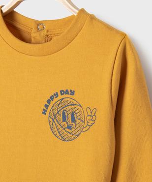 Sweat léger avec motif poitrine bébé garçon vue2 - GEMO(BEBE DEBT) - GEMO