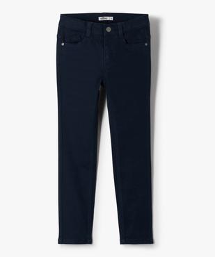 Pantalon garçon coupe skinny en toile extensible vue1 - GEMO 4G GARCON - GEMO