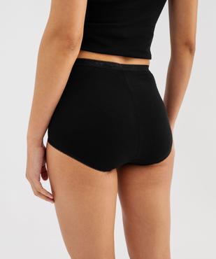 Culotte maxi en coton stretch femme (lot de 2) - Sloggi vue4 - SLOGGI - GEMO