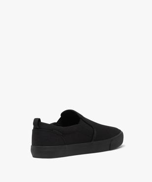 Baskets en toile à enfiler style slippers homme - Urban Steps vue4 - URBAN STEPS - GEMO