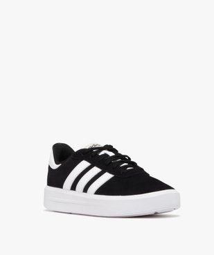 Baskets femme dessus en cuir et à semelle plateforme - Adidas vue2 - ADIDAS - GEMO