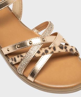 Sandales plates multibrides femme vue6 - FOLLOW ME - GEMO