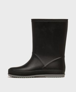 Bottes de pluie à semelle crantée contrastée garçon vue3 - 5 MILES - GEMO