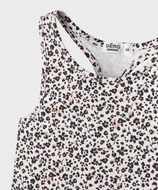 Débardeur de sport à motif fleuris fille vue1 - GEMO 4G FILLE - GEMO