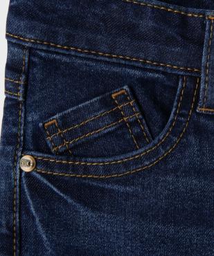 Bermuda en jean stretch coupe Regular garçon vue4 - GEMO (ENFANT) - GEMO