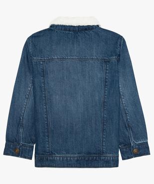 Veste  jean garçon avec col   amovible vue5 - GEMO (ENFANT) - GEMO
