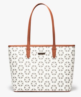 Sac femme imprimé forme cabas grande contenance vue1 - GEMO (ACCESS) - GEMO