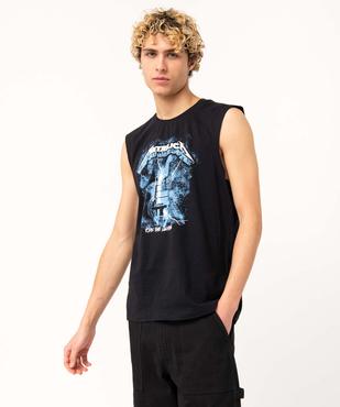 Tee-shirt homme sans manches imprimé - Metallica vue2 - METALLICA - GEMO