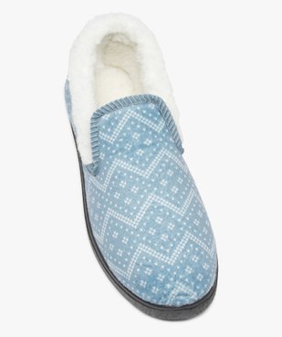 Pantoufles femme à doublure fourrée en sherpa vue5 - GEMO(HOMWR FEM) - GEMO