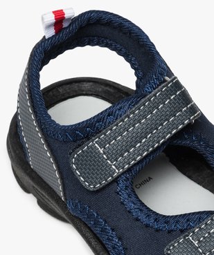 Sandales garçon multi-matières fermeture à scratch vue6 - GEMO (ENFANT) - GEMO