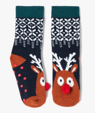 Chaussettes d’intérieur motif Noël garçon vue1 - GEMO (ENFANT) - GEMO