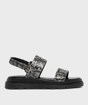 Sandales à larges brides sur semelle crantée femme - 5 Miles vue1 - 5 MILES - GEMO