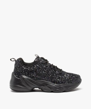 Baskets fille unies couvertes de paillettes – Fila Alamo vue1 - FILA - GEMO
