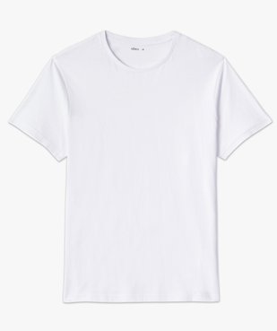 Tee-shirt à manches courtes et col rond homme vue3 - GEMO 4G HOMME - GEMO