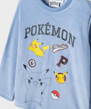 Pyjama en velours garçon - Pokémon vue2 - POKEMON - GEMO