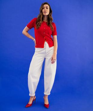 Jean ballon femme vue4 - GEMO 4G FEMME - GEMO