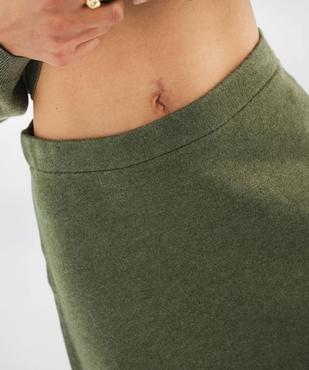 Jupe courte en maille coupe trapèze femme vue4 - GEMO 4G FEMME - GEMO